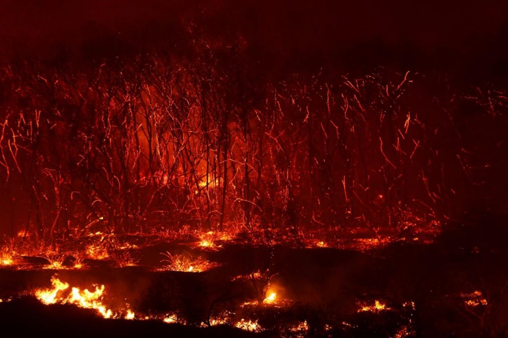 Incendi in California
