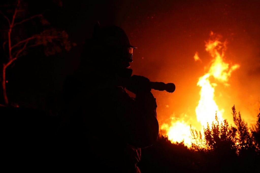 Incendi in California