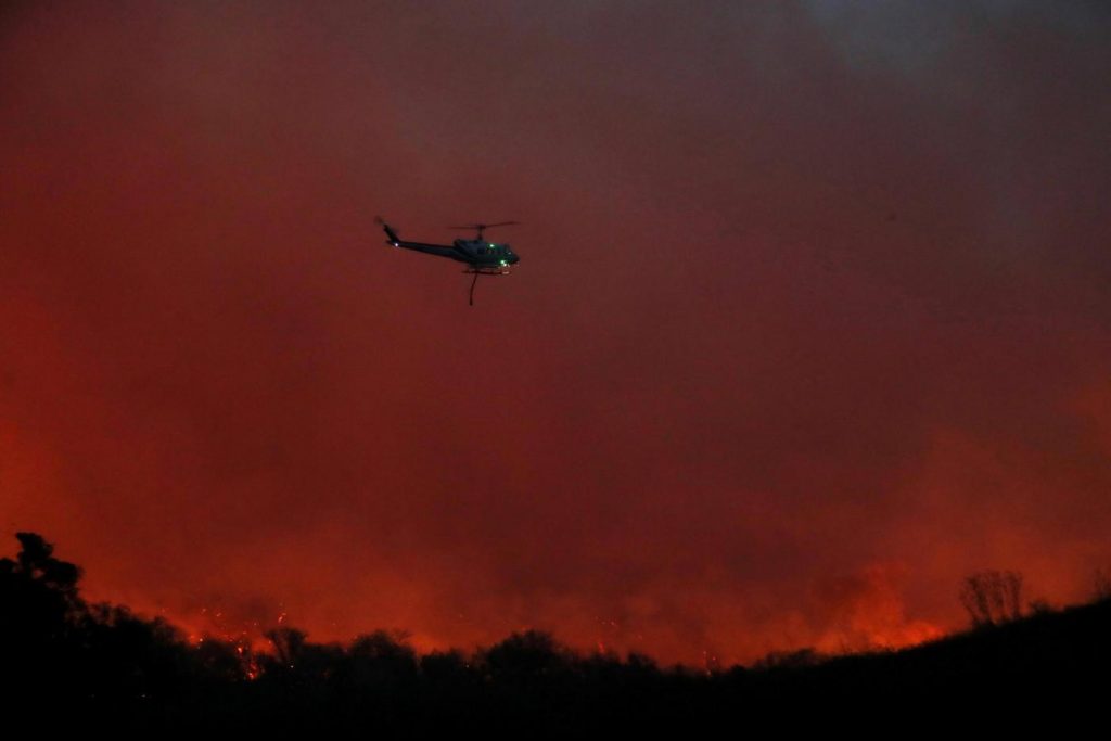 Incendi in California