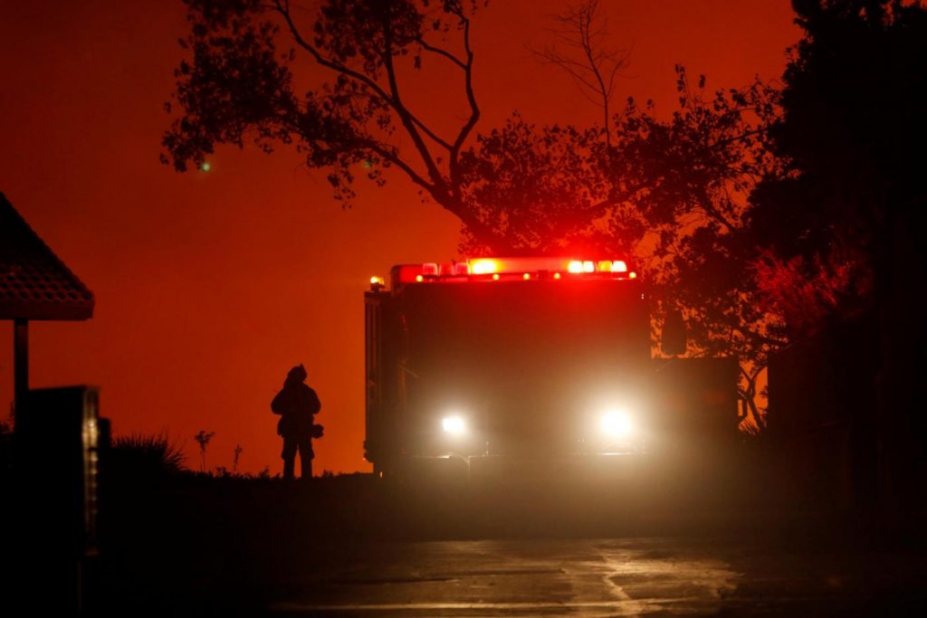 Incendi in California
