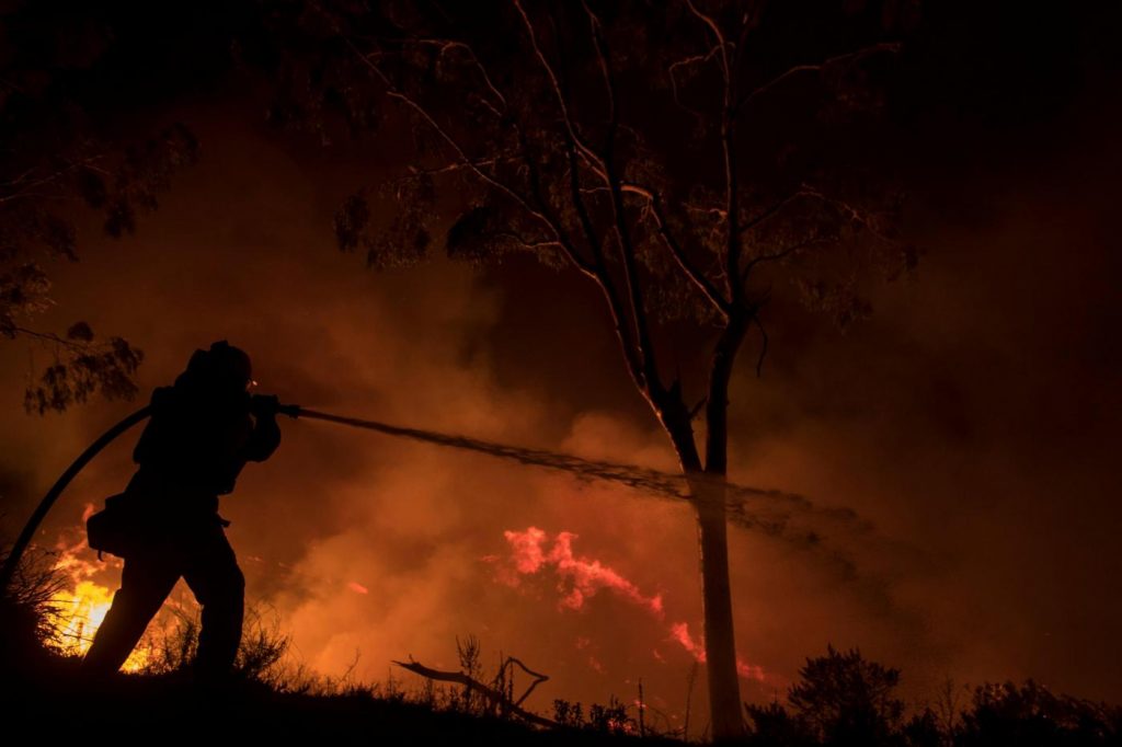 Incendi in California