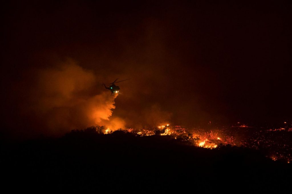 Incendi in California