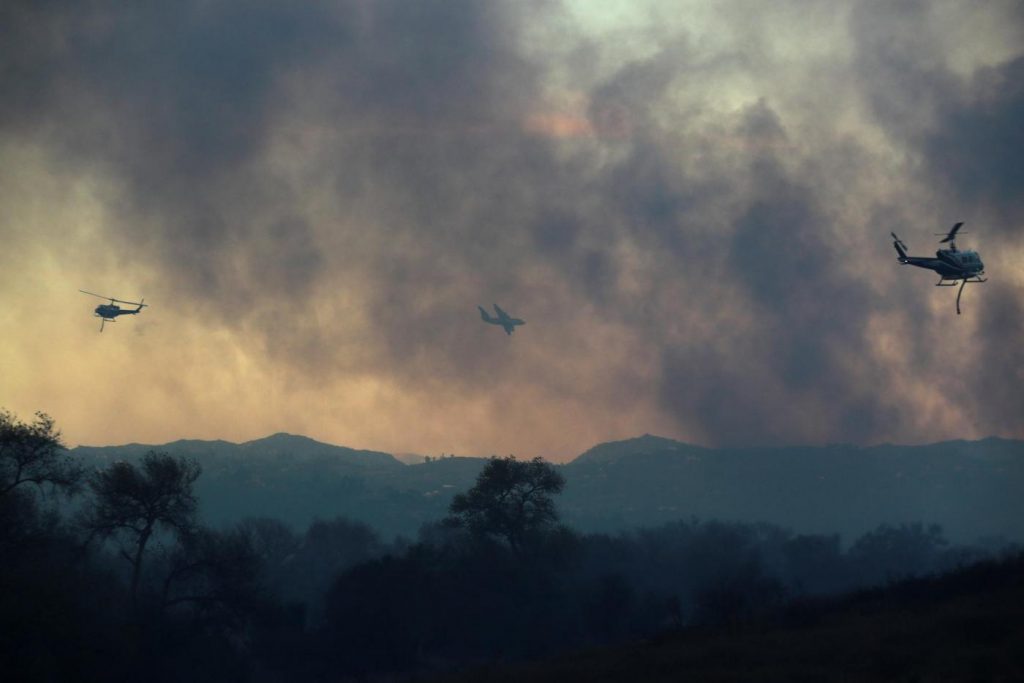 Incendi in California