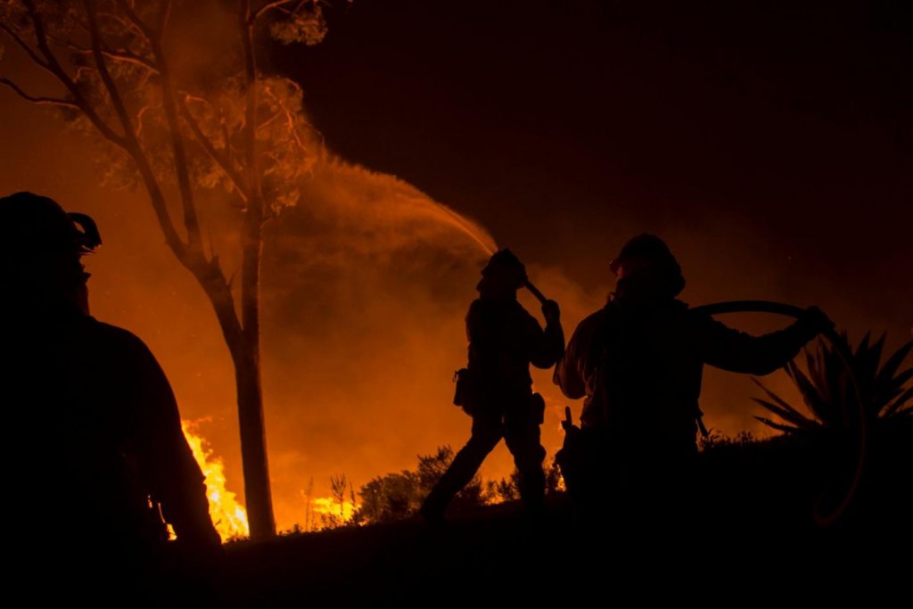 Incendi in California