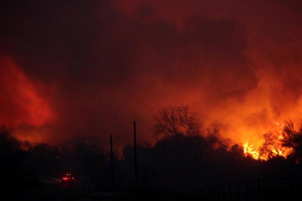Incendi in California