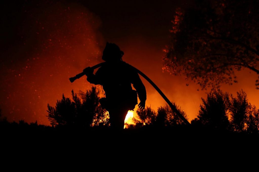 Incendi in California