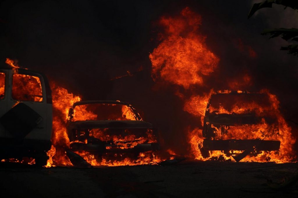 Incendi in California