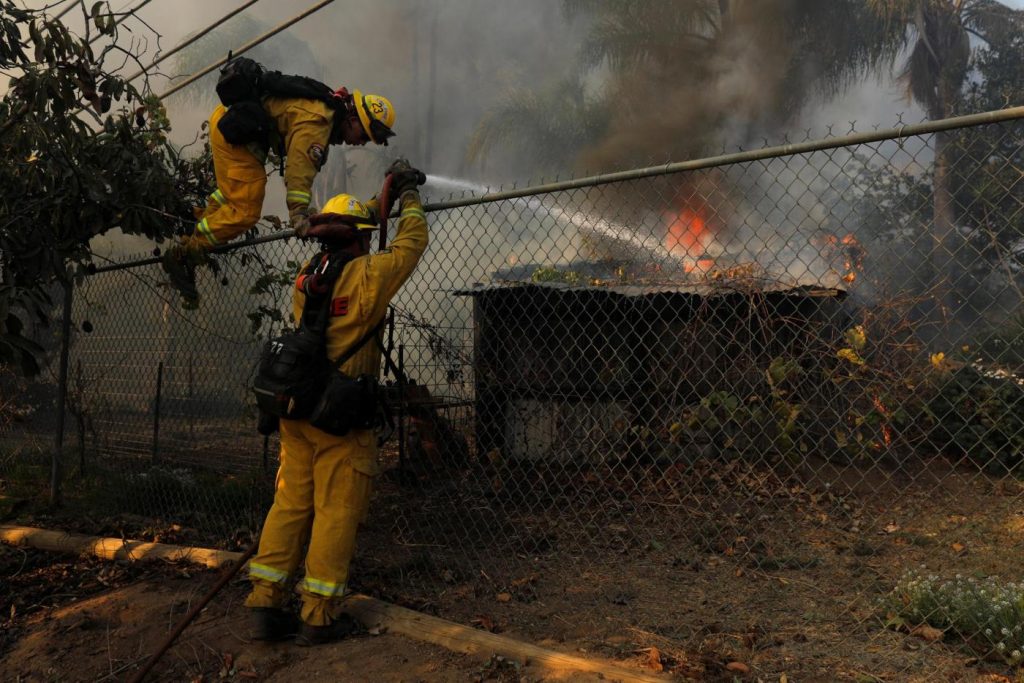 Incendi in California