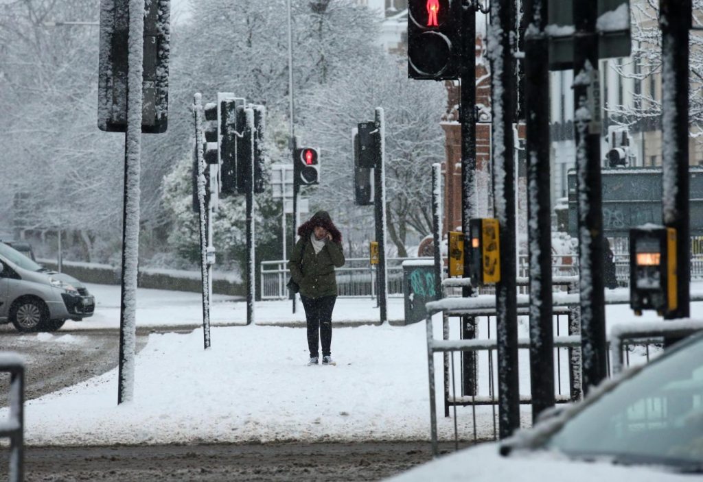 Maltempo freddo neve gelo Regno Unito