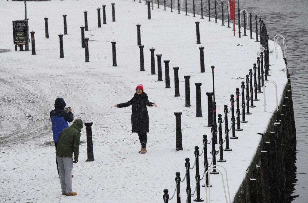 Maltempo freddo neve gelo Regno Unito