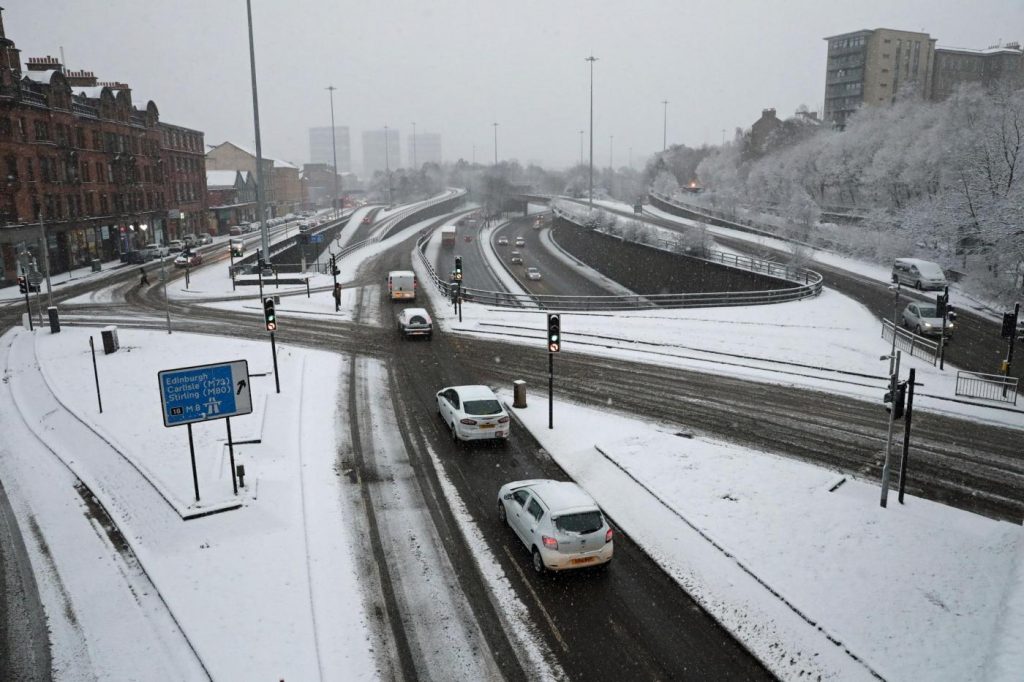Maltempo freddo neve gelo Regno Unito