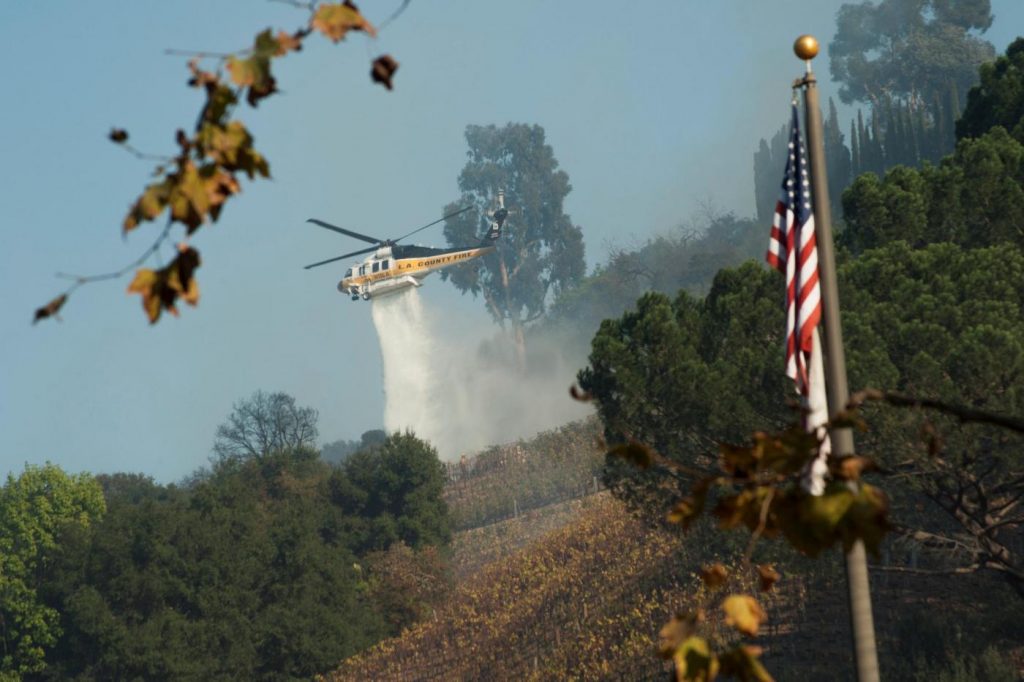 Incendi in California