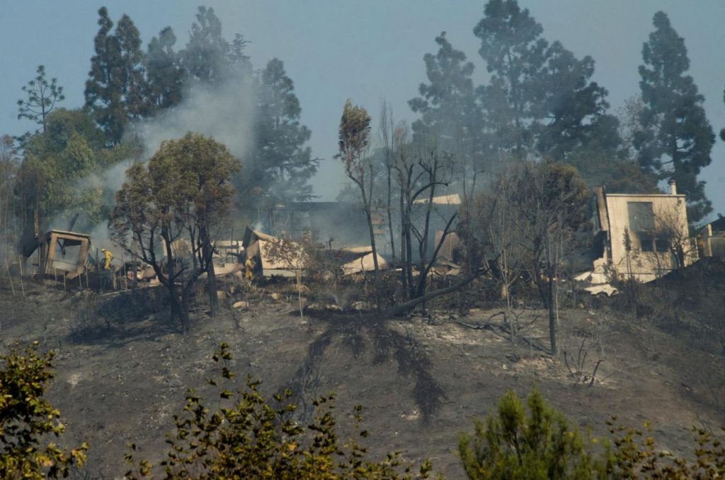 Incendi in California