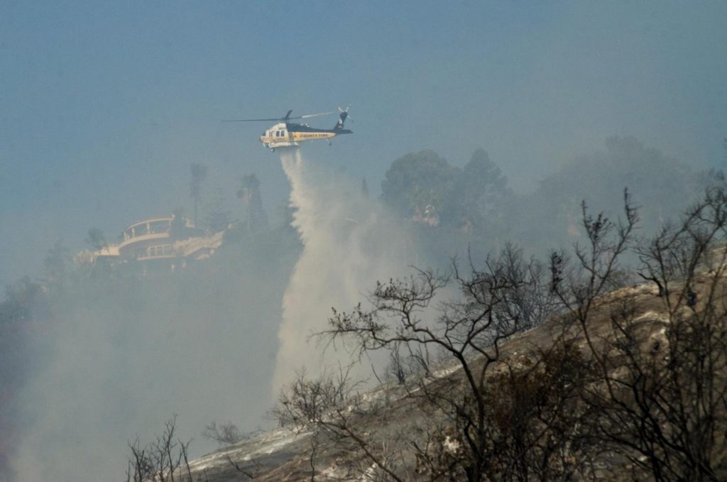 Incendi in California