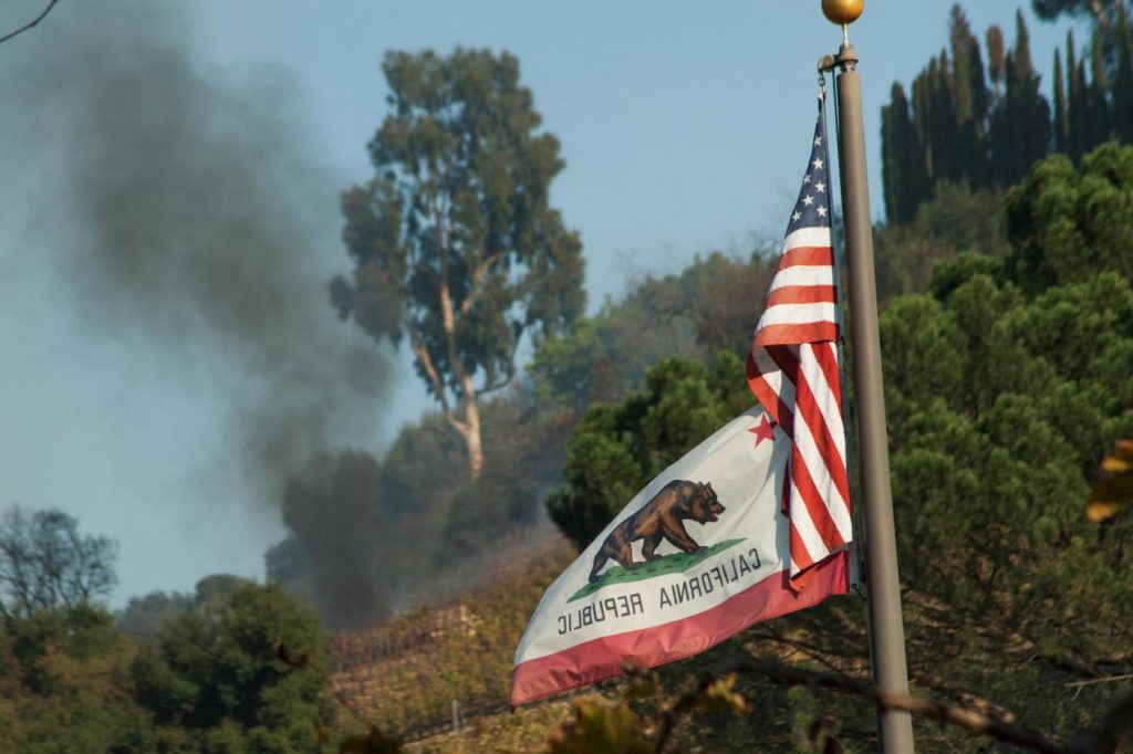 Incendi in California