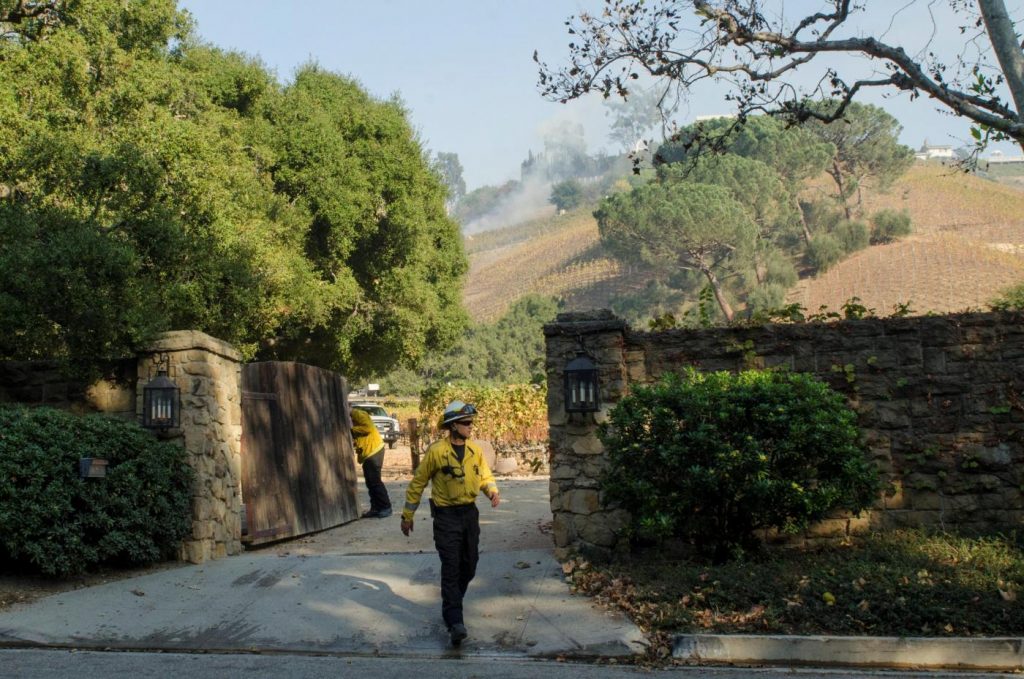 Incendi in California