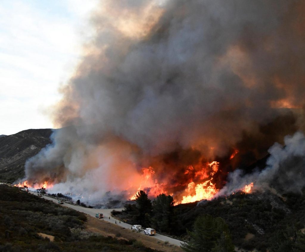 Incendi in California