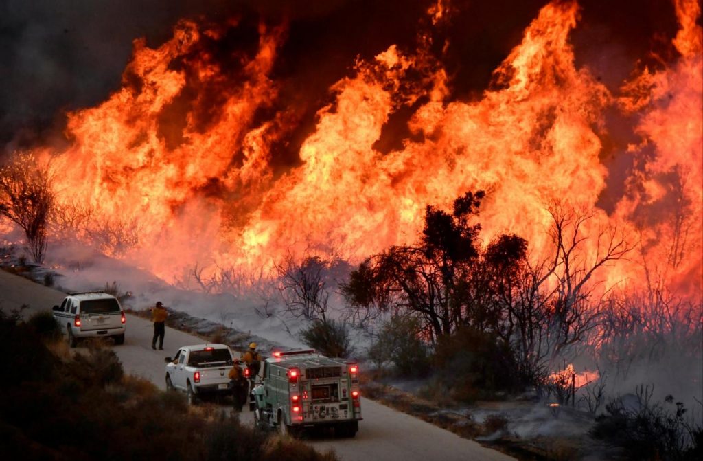Incendi in California