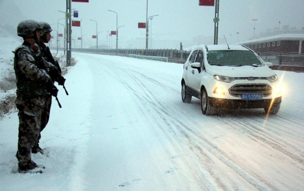 La neve in Cina