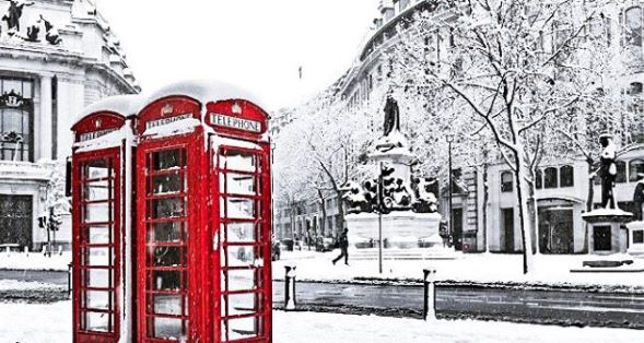 Londra neve
