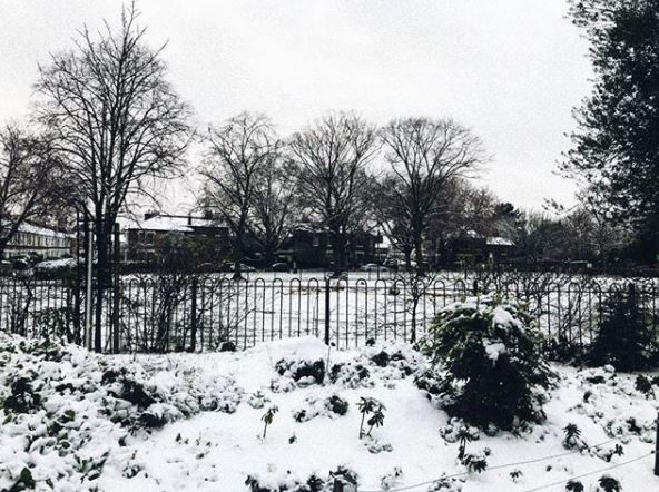 Londra neve