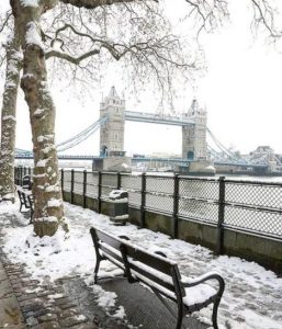 Londra neve
