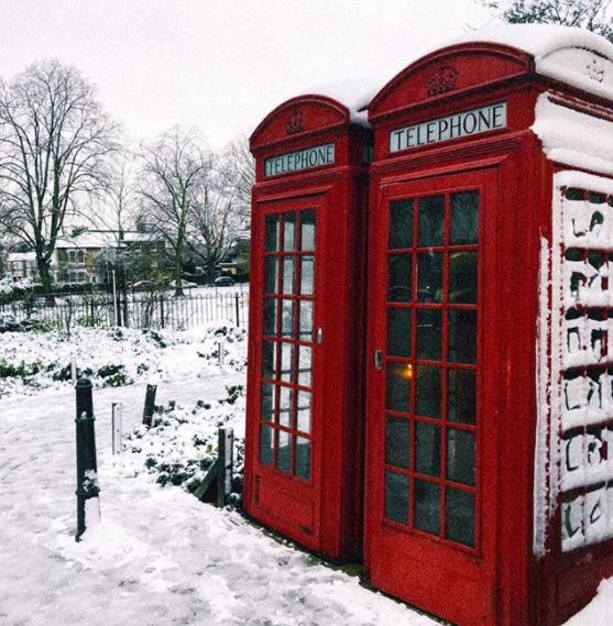 Londra neve