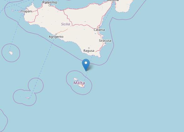 Terremoto Malta Sicilia