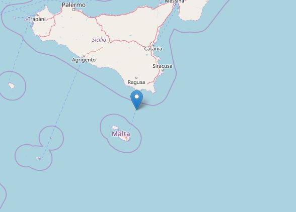 Terremoto Malta Sicilia