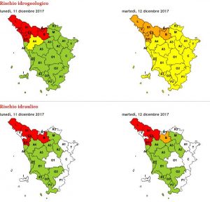allerta meteo Toscana