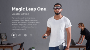 cuffie a realtà aumentata magic leap
