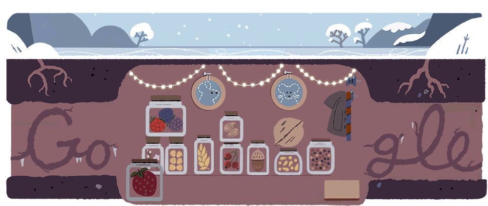 google doodle solstizio d'inverno 2017