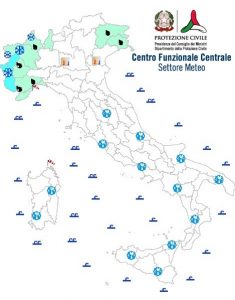Allerta Meteo 7 gennaio