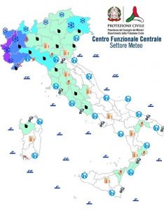 Allerta Meteo 8 gennaio