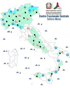 Allerta Meteo 9 gennaio