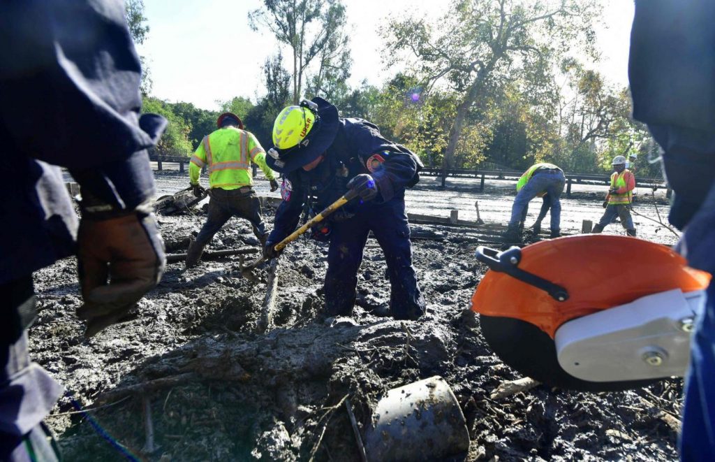 California, la città di Montecito dopo le frane per le forti piogge