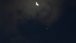 Congiunzione Luna Marte Giove (1)