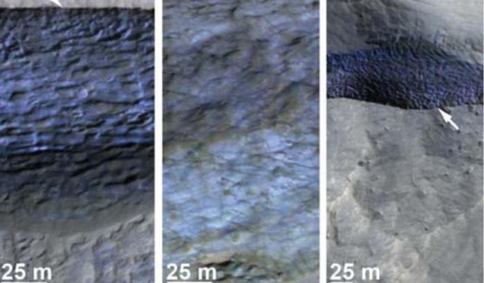 Depositi di ghiaccio su Marte