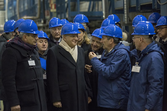 Mattarella Laboratori Gran Sasso