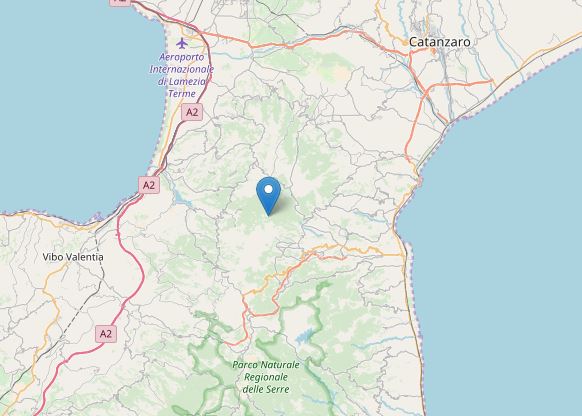 Terremoto Catanzaro San Vito sullo Ionio