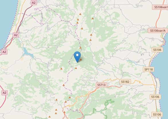 Terremoto Catanzaro San Vito sullo Ionio