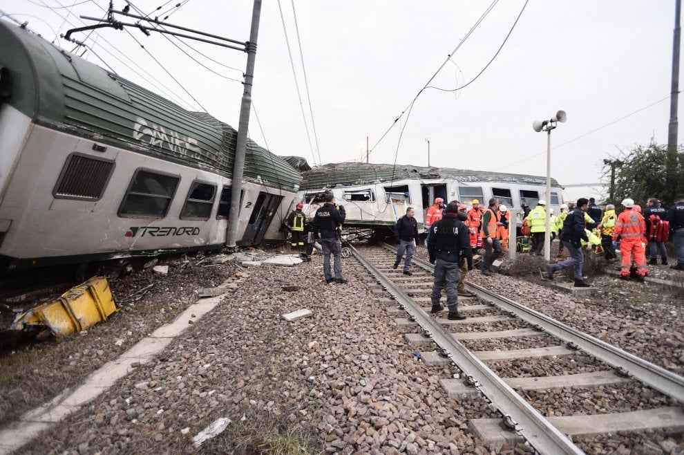 Treno deragliato Pioltello Milano
