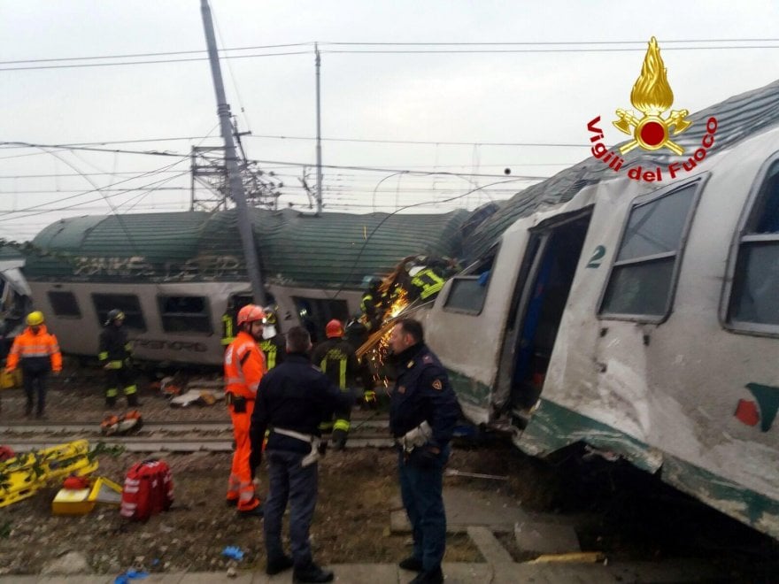 Treno deragliato Pioltello Milano