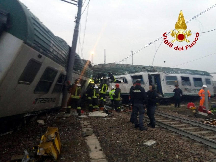 Treno deragliato Pioltello Milano