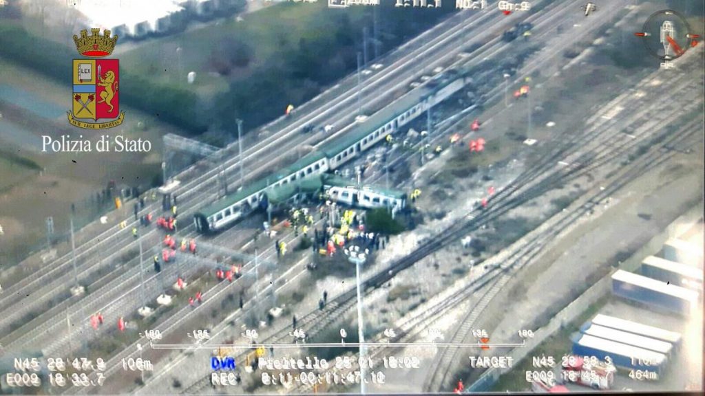 Treno deragliato Milano Pioltello