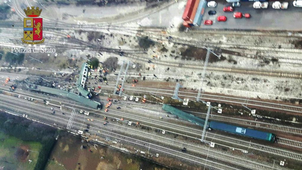 Treno deragliato Milano Pioltello