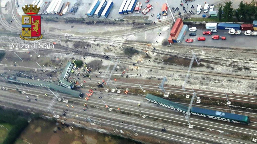 Treno deragliato Milano Pioltello