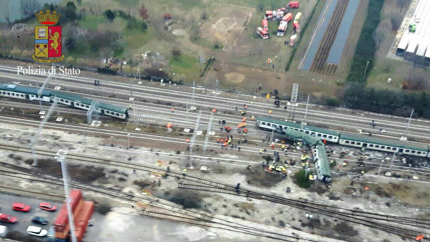 Treno deragliato Milano Pioltello