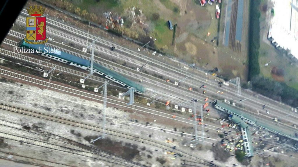 Treno deragliato Milano Pioltello