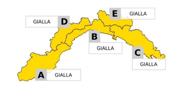 allerta meteo Liguria